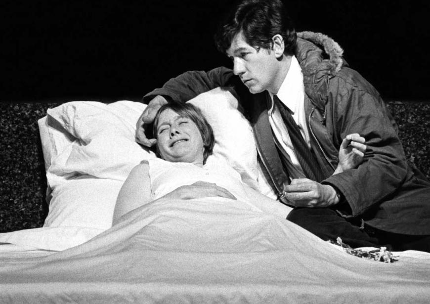 . Ian McKellen and Gemma Jones in the 1975 production of Ashes by David Rudkin