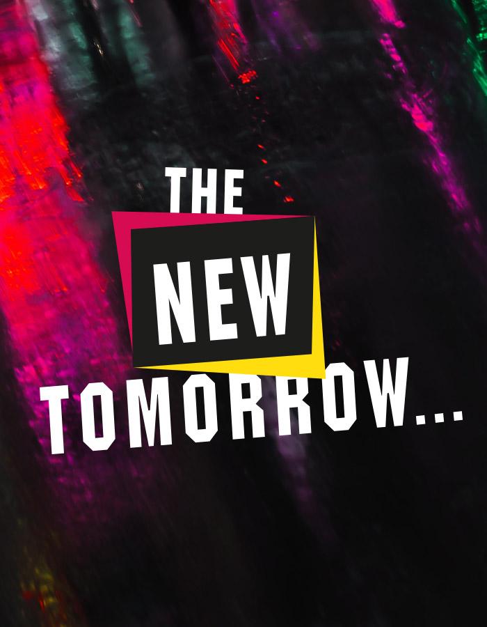The New Tomorrow Title Treatment